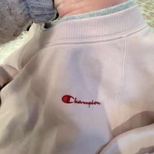 Champion baby pink crew neck